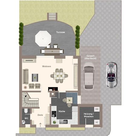 Ferienhaeuser Rhoen - Haus Natalie & Haus Helene Хаузен Екстериор снимка